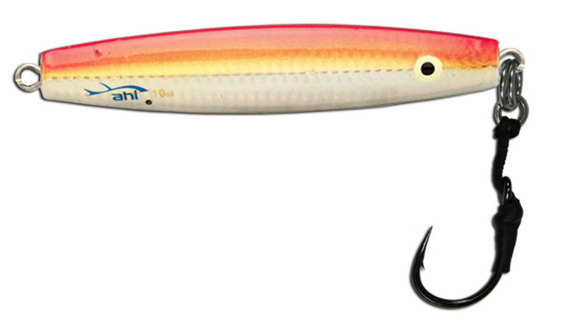 Tsunami Diamond Jig with Tube Tail, Red