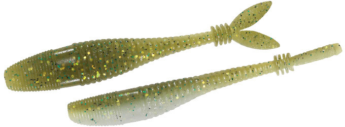 Leurres Souples DUO Realis V-tail Shad – F003 Clear Red Pepper – 8 Pièces – 7,6 Cm