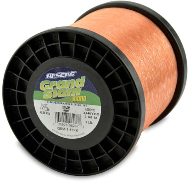 Hi-Seas Grand Slam Mono 1 lb. Spool Pink