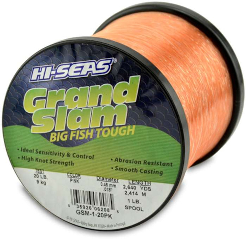 Hi-Seas Grand Slam Mono 1/4 lb. Spool Green