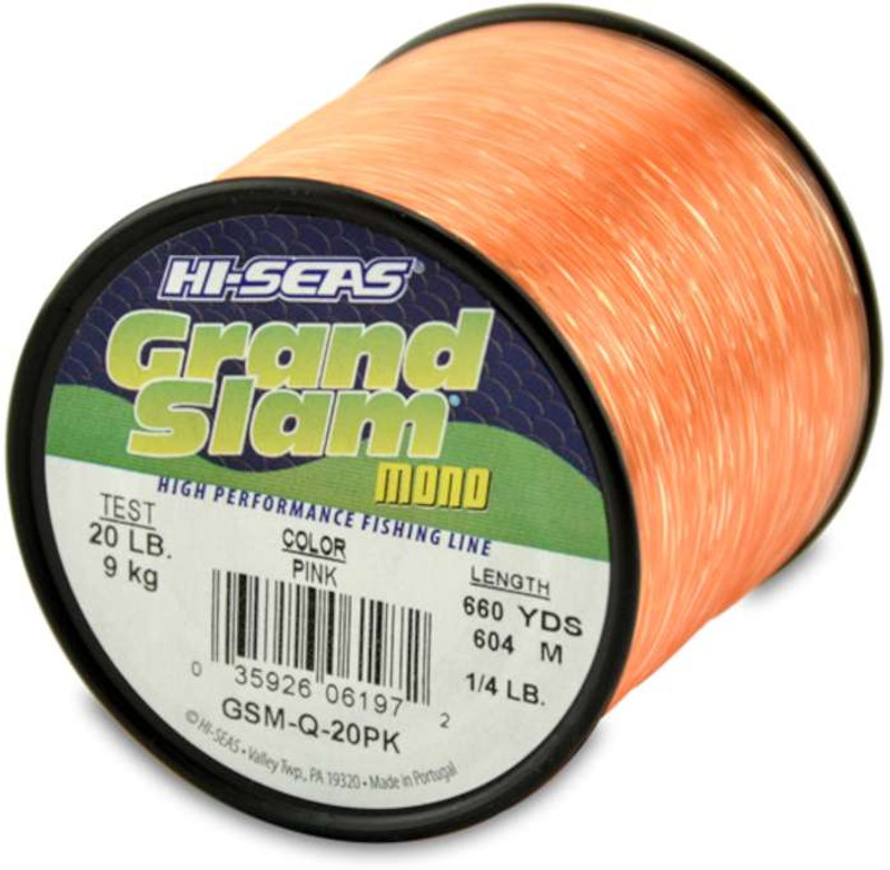 Ande Monofilament Line (Pink, 50 -Pounds Test, 1/4# Spool)