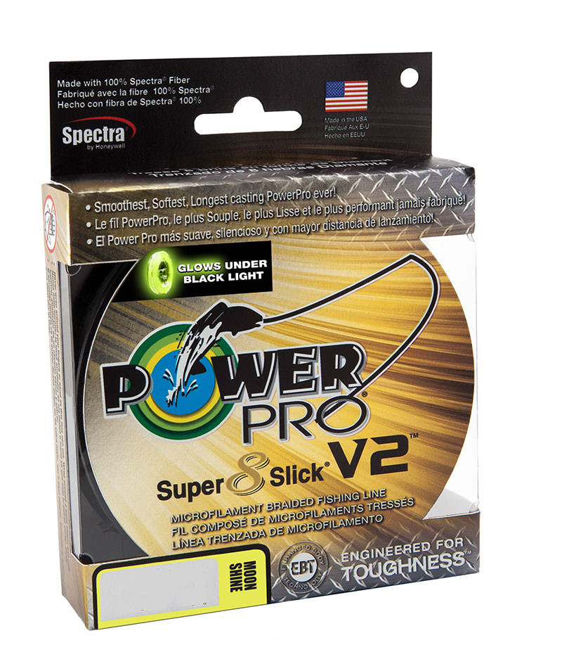 Power Pro Spectra Fiber Braided Fishing Line, Hi-Vis Yellow, 150YD