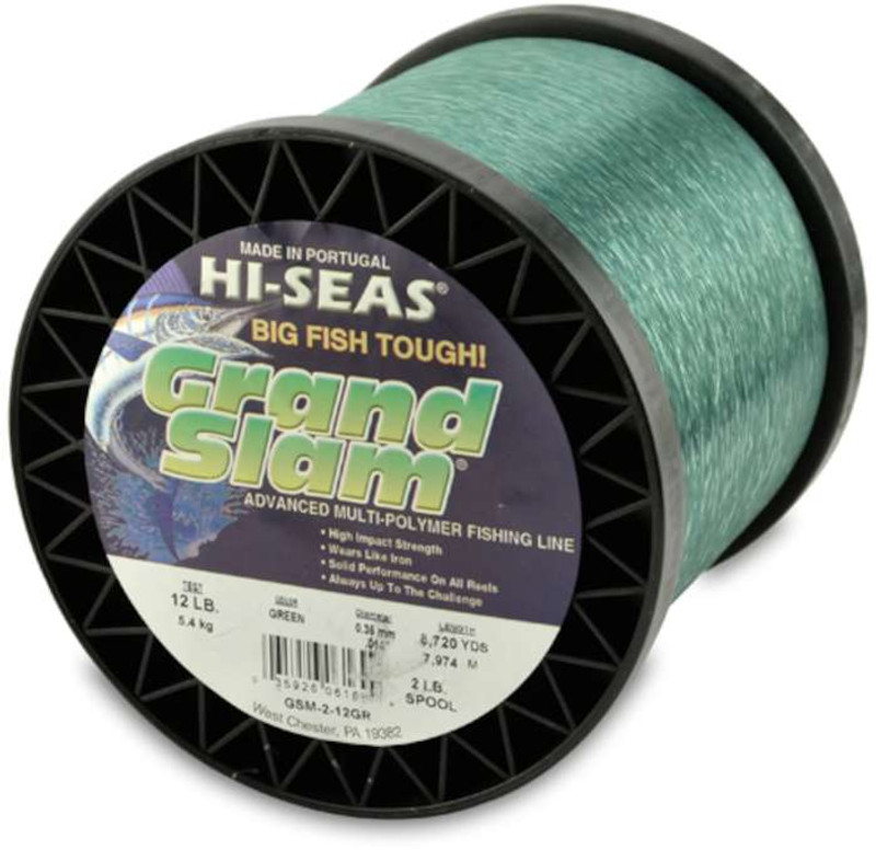 Hi-Seas Grand Slam Mono 2 lb. Spool Green