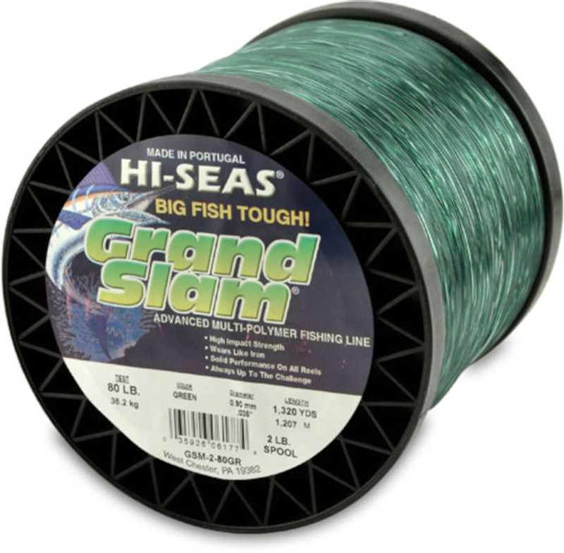 Hi-Seas Grand Slam Mono 2 lb. Spool Green