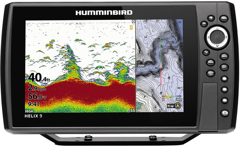 CHIRP Fishfinder/GPS Combo w/ Transom Mount Transducer
