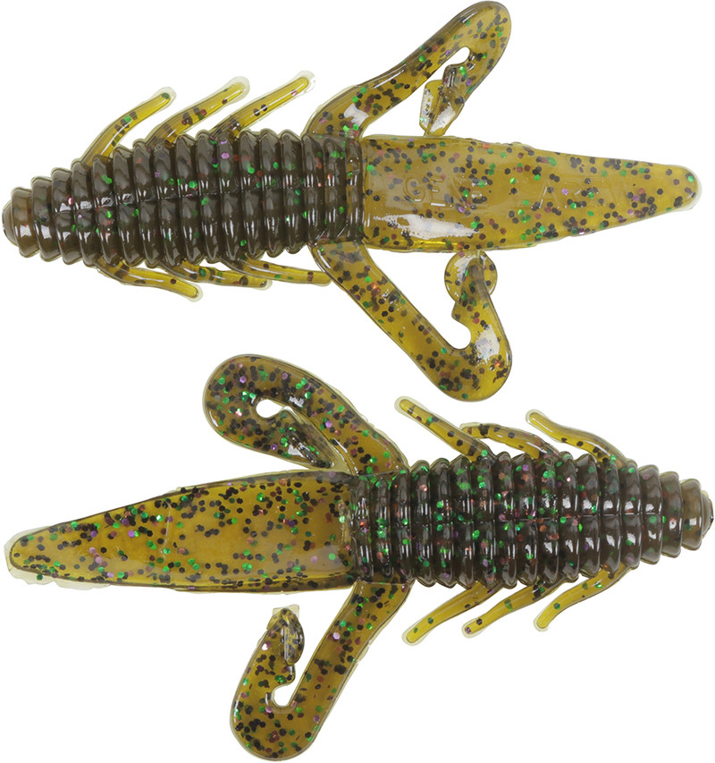 Gene Larew Biffle Bug - Green Pumpkin Candy - TackleDirect