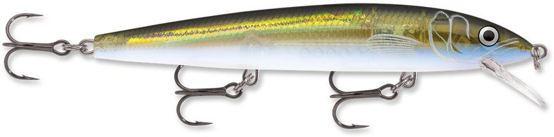 Rapala HJ14 Husky Jerk - Olive Ghost - TackleDirect