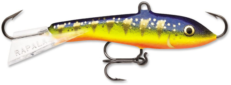 Rapala Jigging Rap 07 - Glow Hot Perch - TackleDirect