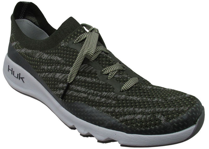 Huk Makara Boat Shoe - Rifle/Charcoal - 10.5 - TackleDirect