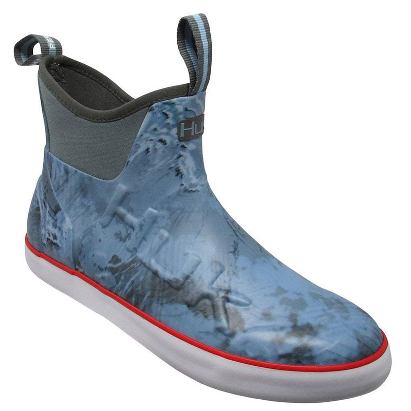 Very Good Huk Rogue Wave Men's Deck Boots, Running Lakes Volcanic