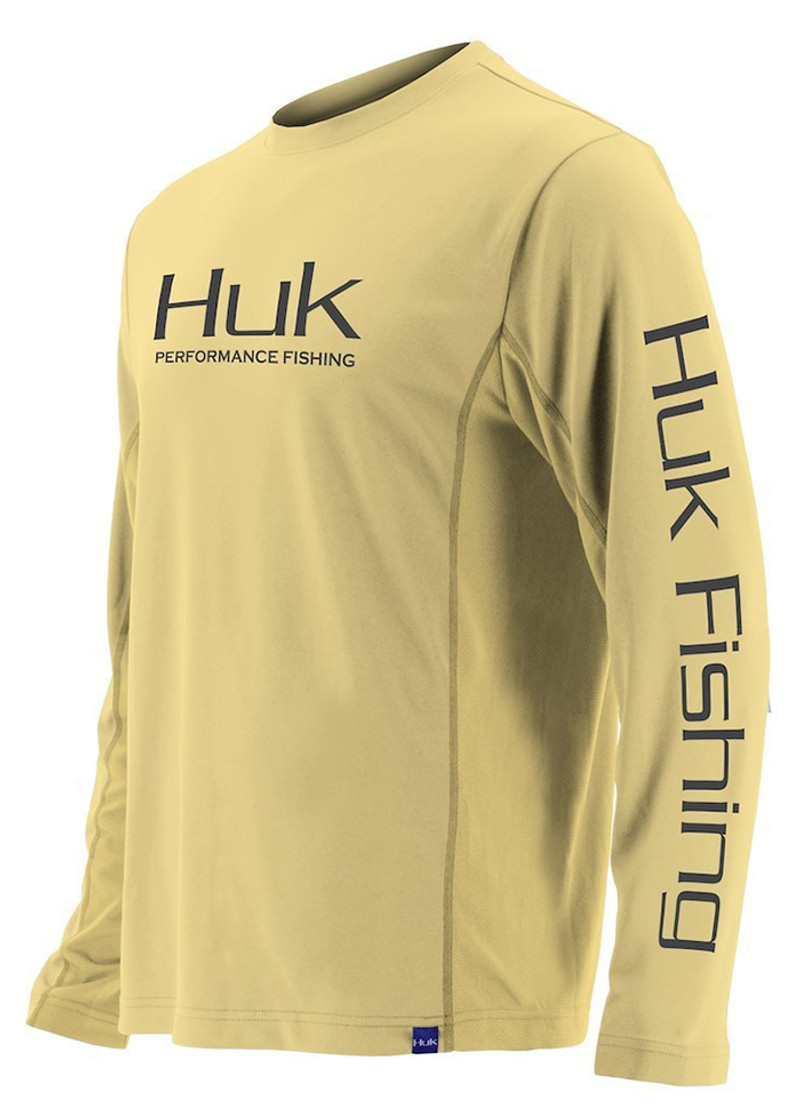 Huk Icon X LS Shirt - Butter - TackleDirect