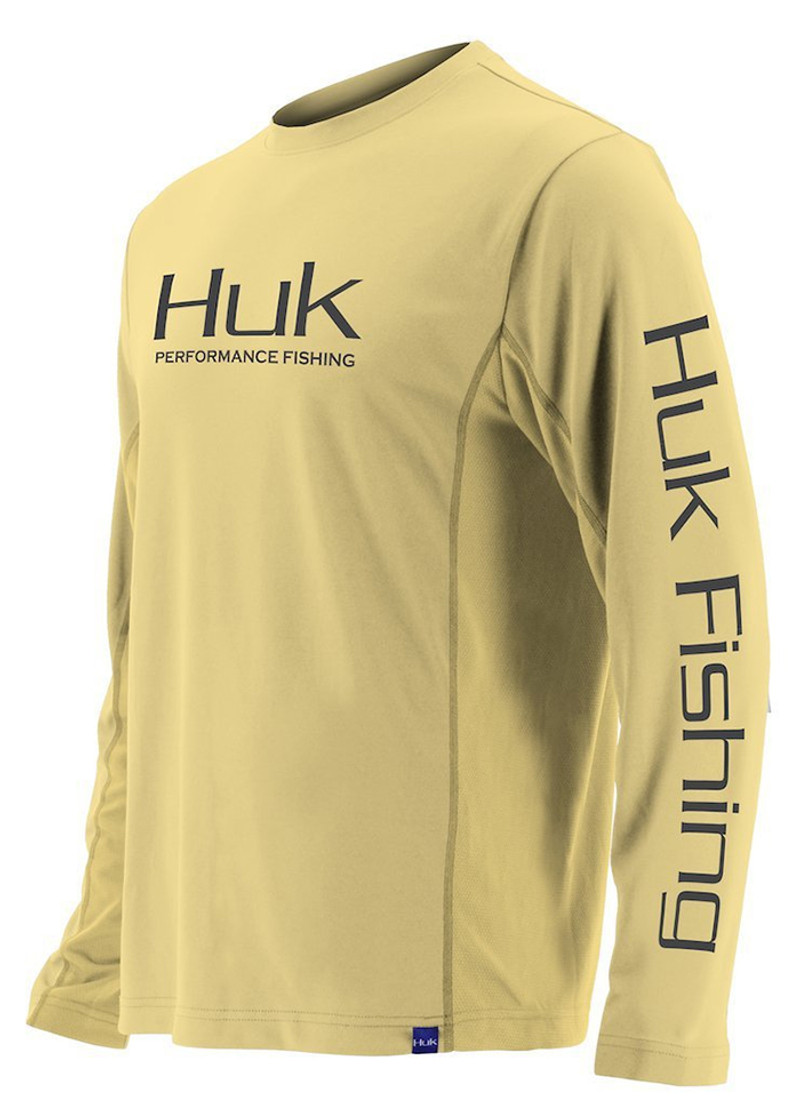 Huk Icon X LS Shirt - Butter - M - TackleDirect