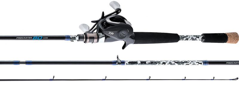 Daiwa All Freshwater Baitcast Combo Fishing Rod & Reel Combos for