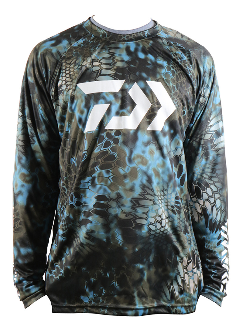 Huk/Daiwa Kryptek Long Sleeve Shirt - XL - TackleDirect