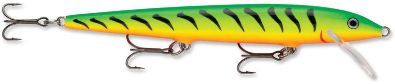 Rapala F18 Original Floating Lure - FT Firetiger - TackleDirect