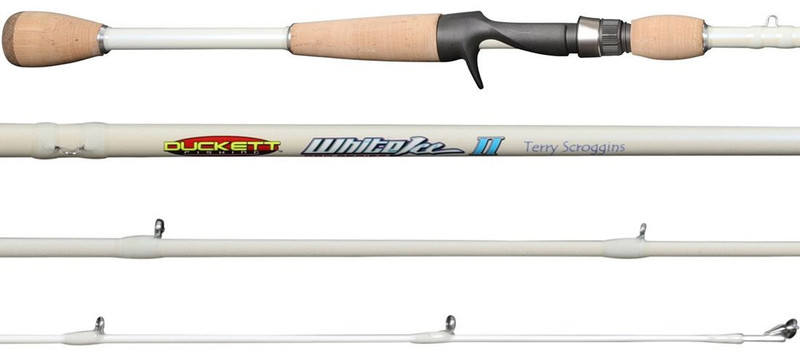 Duckett Fishing DFWT74M-CC White Ice II Pro Series Cranking Rod