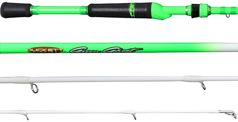 Duckett Fishing DFGR69M-S Green Ghost Spinning Rod