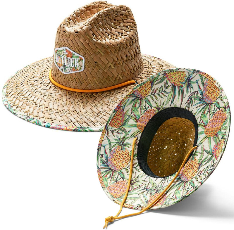 Baja Gyotaku Straw Hat