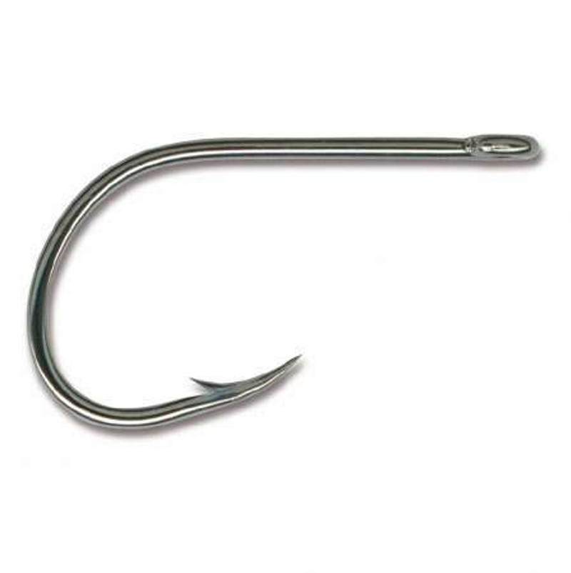 Mustad 10848NP-BN Open Eye Siwash Hook 6pk