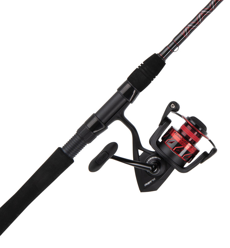 PENN FIERCE SPINNING ROD 6 foot 6 inch Medium Light power