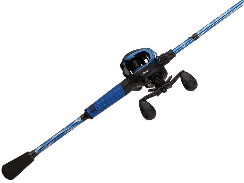 Abu Garcia Revo X Blue Winn Grip Baitcasting Combo - TackleDirect