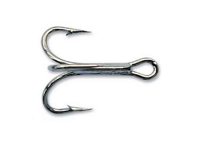 NEW IN BOX - Mustad TREBLE HOOK - 5X STRONG - 5/0 - Made in Norway