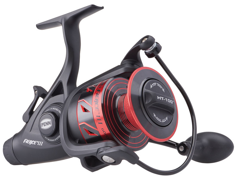  PENN Fierce III Spinning Inshore Fishing Reel, Size 1000,  Right/Left Handle Position, Front Drag for Smooth Operation, Saltwater  Fishing Reel : Sports & Outdoors