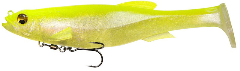 1x Megabass Magdraft Hasu Raver PERCH Soft Plastic Swimbait JDM Color