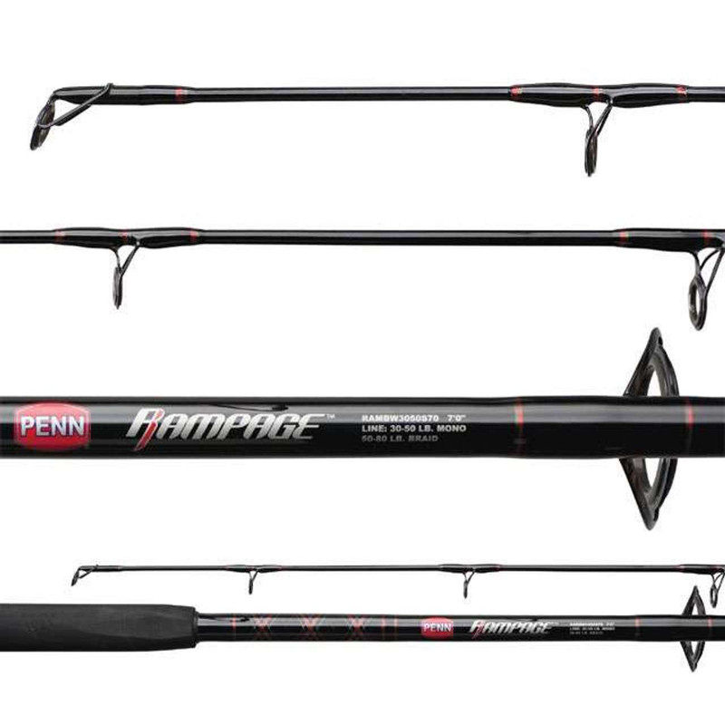 PENN RAMPAGE SPINNING BOAT RODS