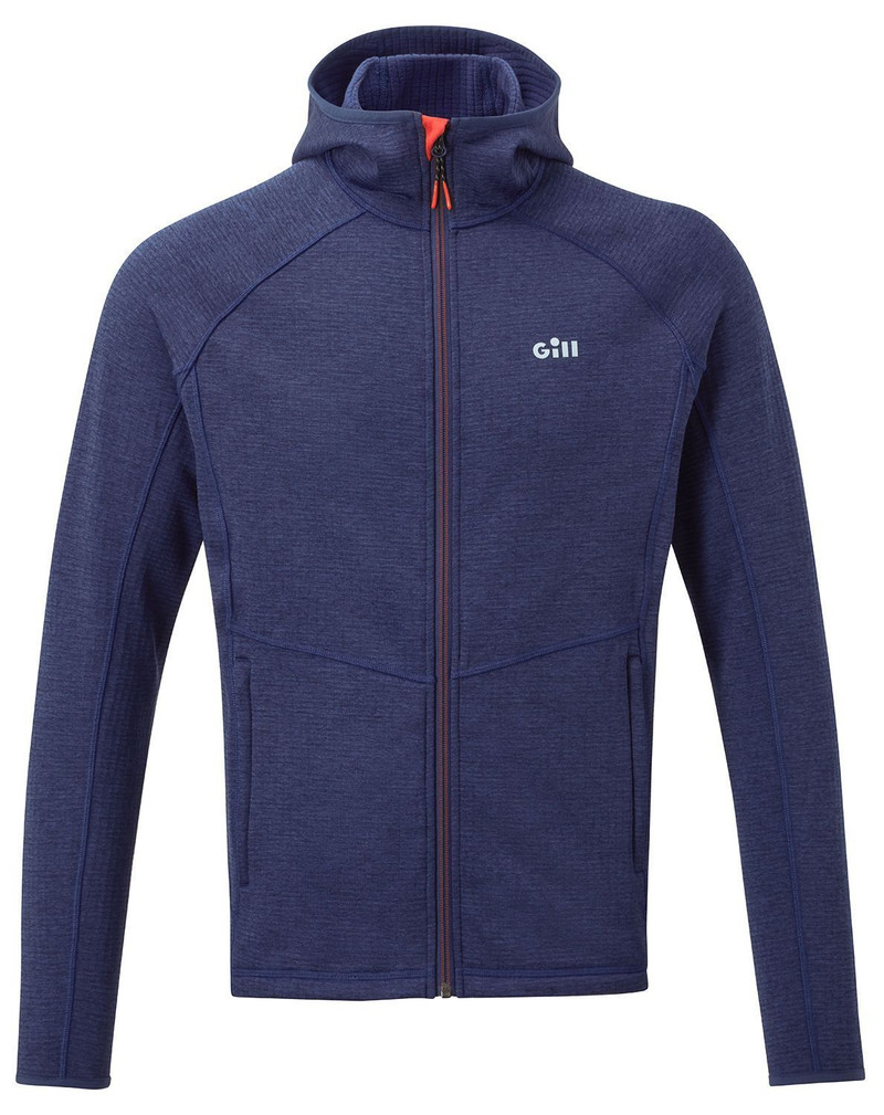 Gill Dart Zip Front Hoodie - Ocean - Medium - TackleDirect