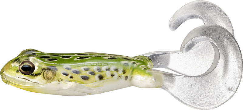 LIVETARGET Freestyle Frog - 4in - Green/Yellow - TackleDirect