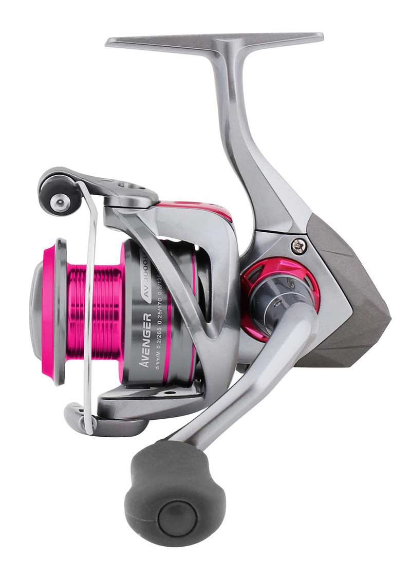 Okuma AV-1000LEa Avenger Ladies Edition Spinning Reel - TackleDirect