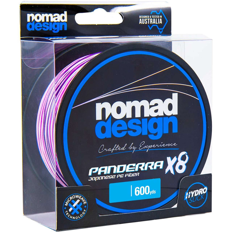 Nomad Design Panderra 8x Multi-Color Braid 65 Pound / 300 Yards