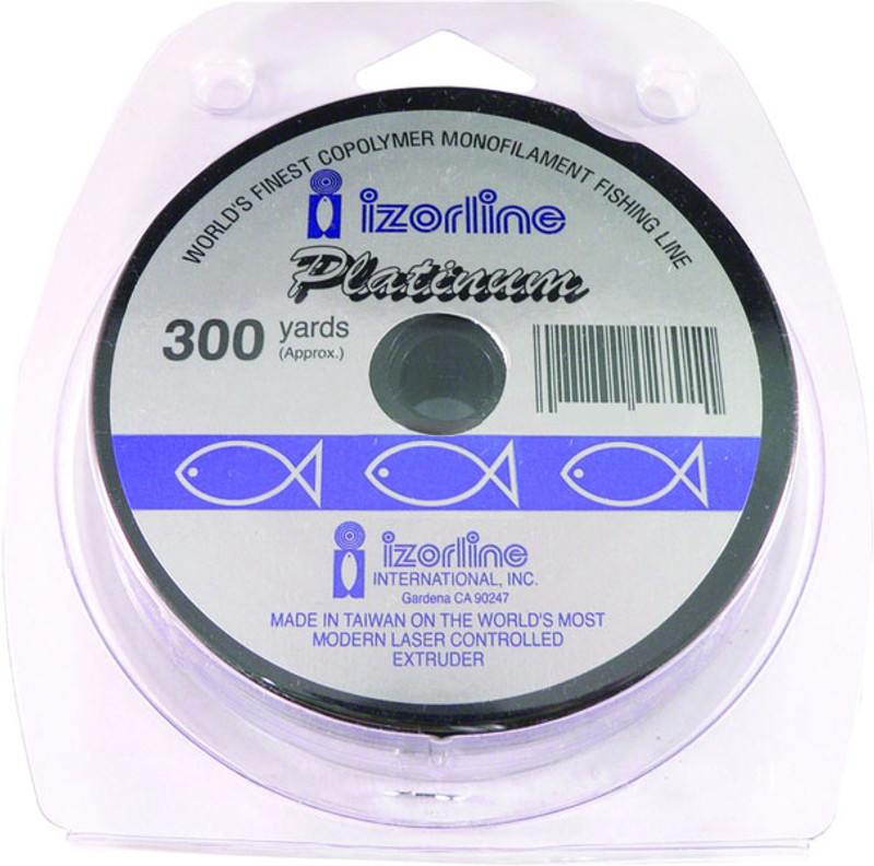 Izorline 005026 Platinum Co-Polymer Mono Line - 4lb - TackleDirect