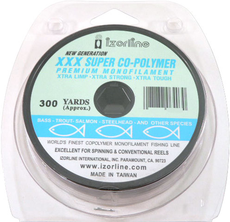 Izorline XXX Super Co-Polymer Monofilament Fishing Line - Clear