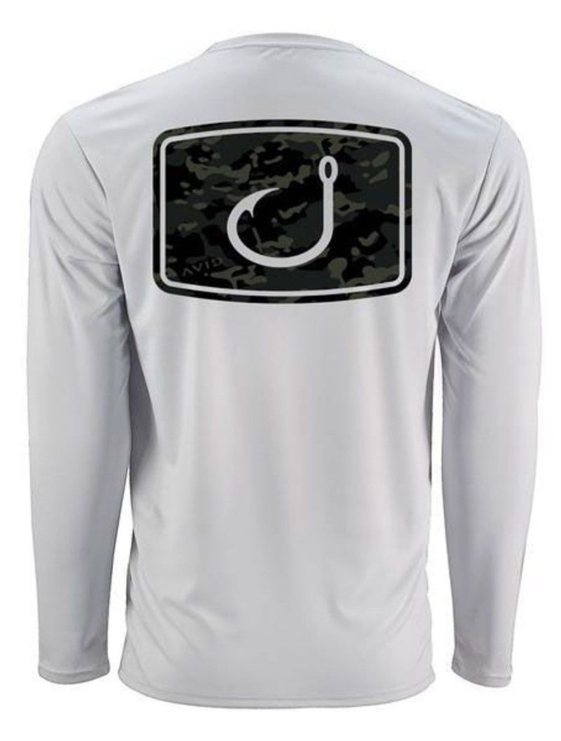 AVID Sportswear Black Camo AviDry Long Sleeve Shirt - L
