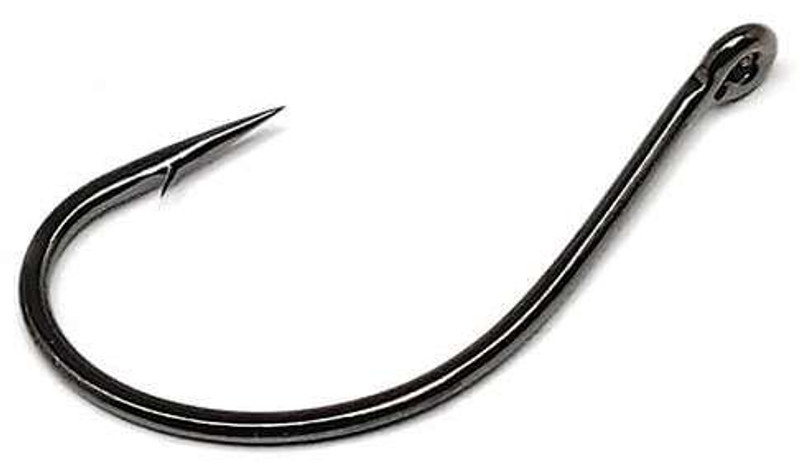 Gamakatsu 50412 Split Shot/Drop Shot Hook - Black - 2/0 (6 Pack)