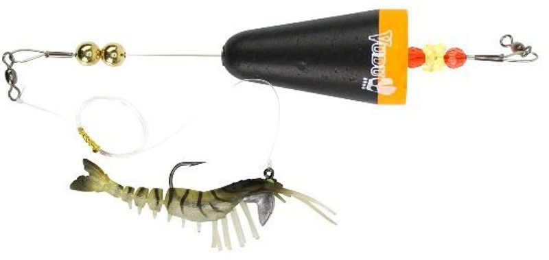 Egret Baits Popping Cork/Vudu Shrimp Combo - TackleDirect