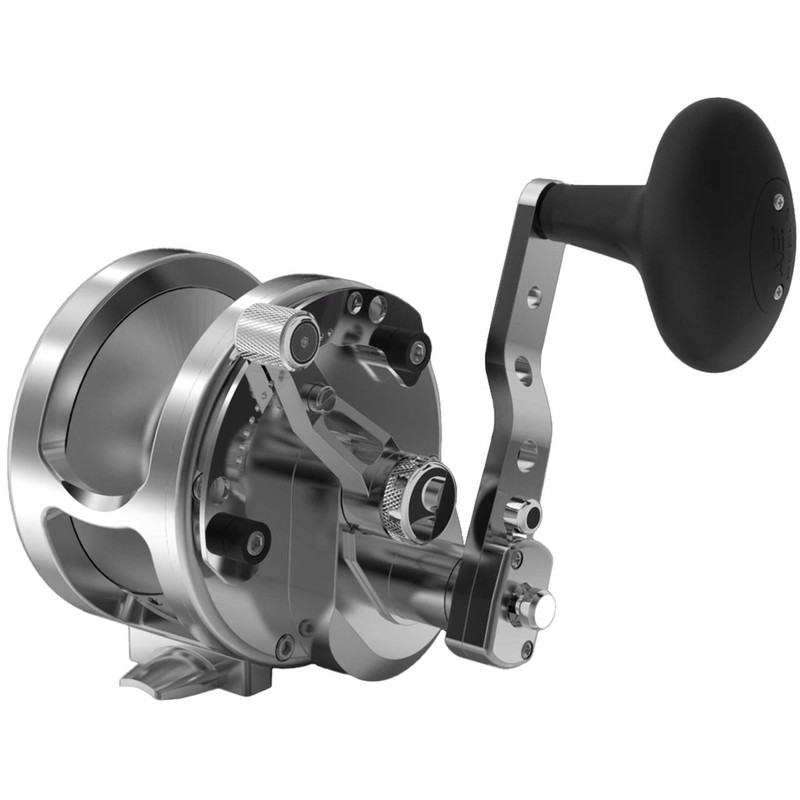 Avet HXJ 5 2 Raptor Two Speed Lever Drag Reels Silver TackleDirect