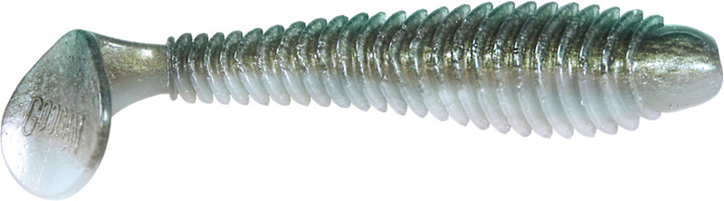 Googan Baits Saucy Swimmer - 3.8in - Green Gizzard Shad