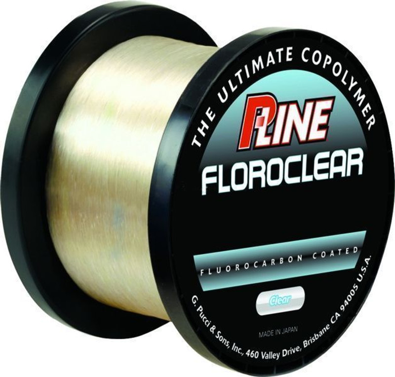 P-Line Floroclear Fluorocarbon Coated Fishing Line 10lb 300yd Clear FCCF-10  