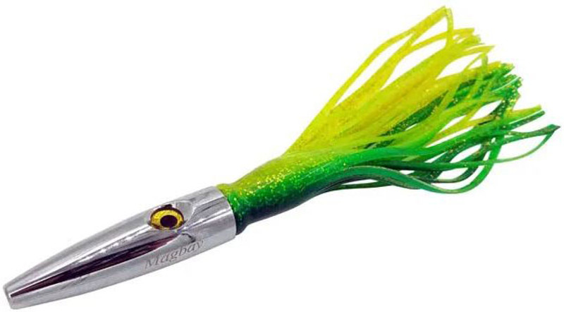 MagBay Lures Plomerito Trolling Lure - Green/Chrome Head