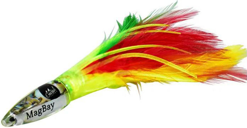 MagBay Lures Ultimate Tuna Feather Trolling Lure - Mexican Flag