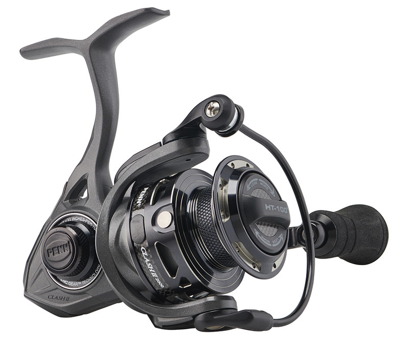 PENN Battle Spinning Fishing Reel, Black, 3000