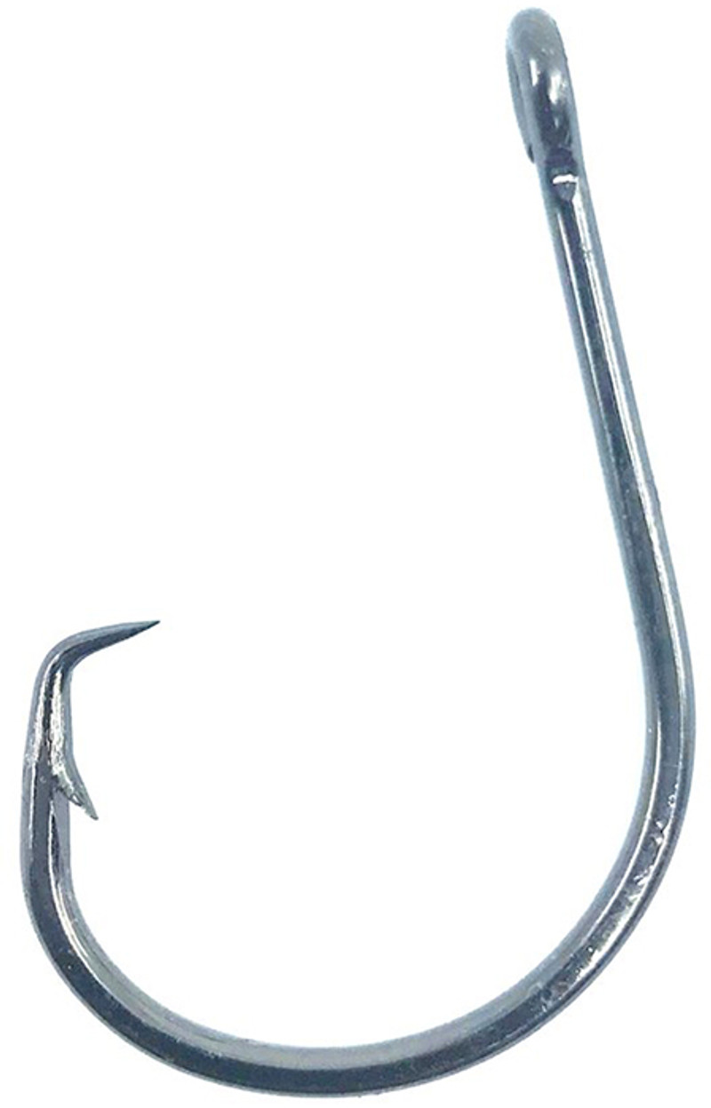 25 Mustad 39951BLN Ultra Point Size 7/0 Circle Hooks 1X Fine Wire