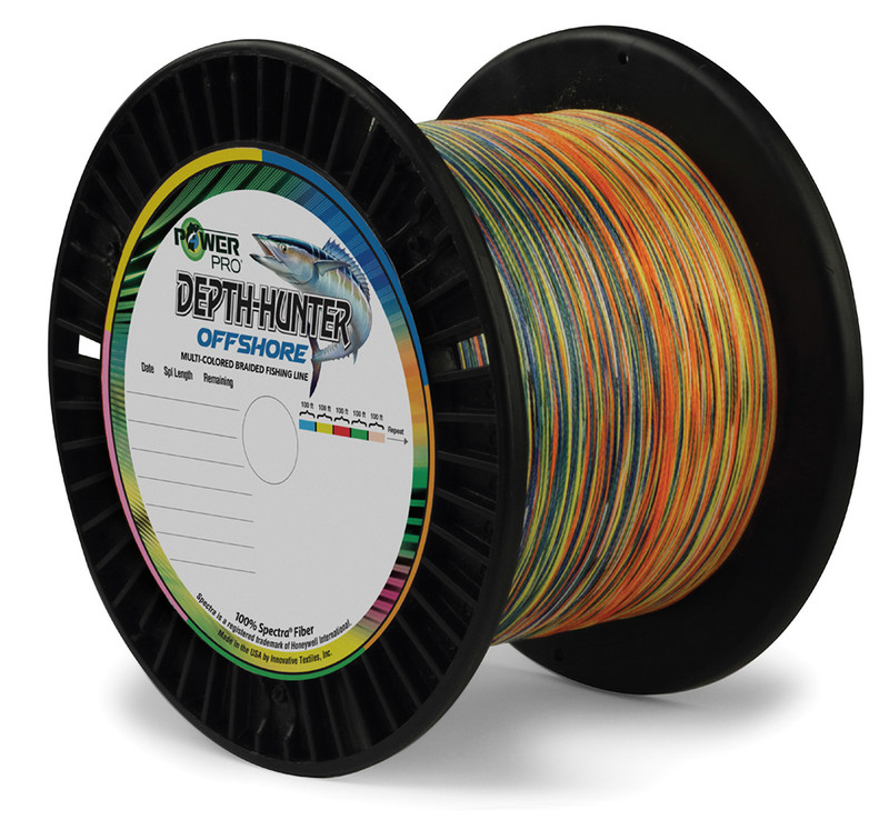 PowerPro Depth-Hunter Offshore Multi-Colored Braid 130lb / 3000yd