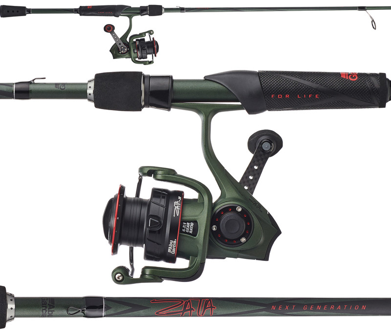 Abu Garcia Zata Low Profile Baitcast Reel and Fishing Rod Combo