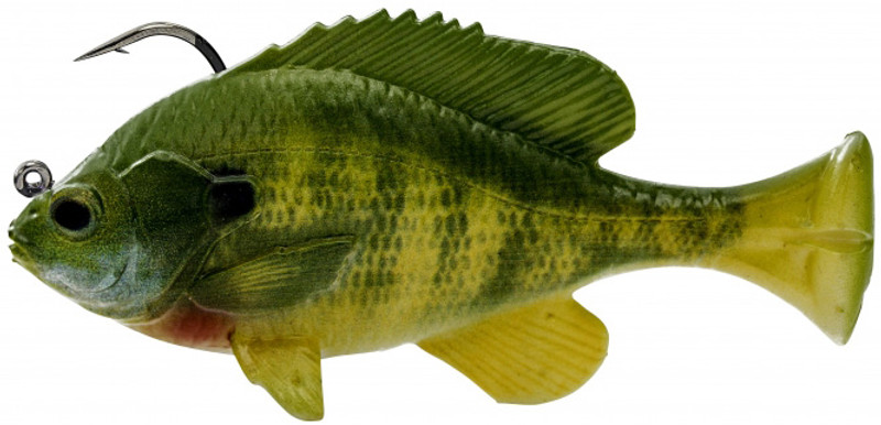 Pulse Tail Bluegill Line Thru - Freshwater Soft Lure, Swimbaits