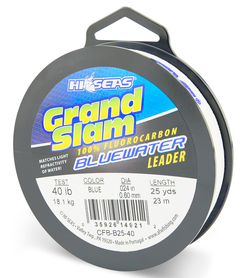 Hi-Seas GS Bluewater Fluorocarbon Leader 40lb - TackleDirect