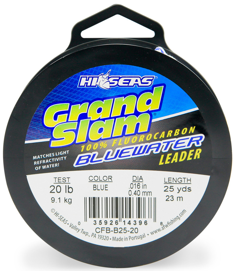 HiSeas GS Bluewater Fluorocarbon Leader 25yd TackleDirect